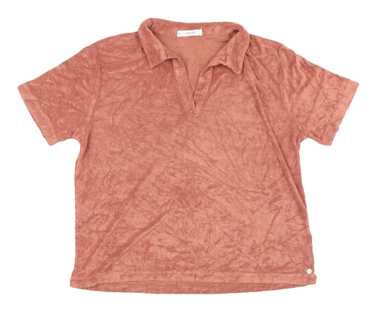Womens UK Size M Women'secret Pink Basic Polo