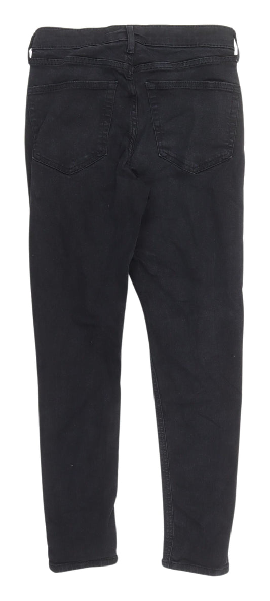 Topshop Women’s Black Skinny Jeans, Size 6, Slim Fit