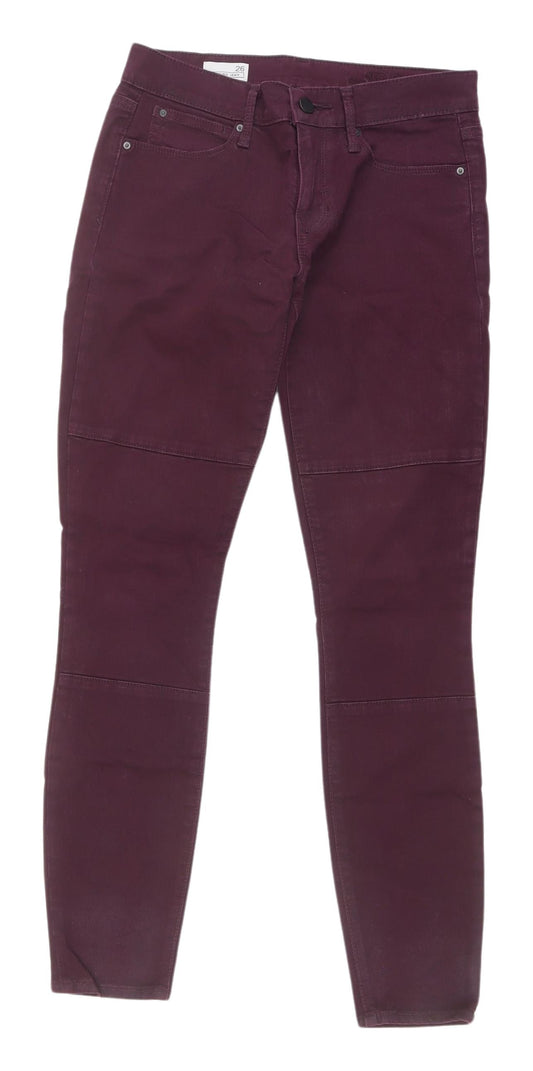 Womens UK Size 6 Gap Slim Fit Skinny Purple Jeans