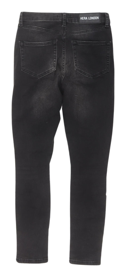 Womens UK Size 26 Hera London Slim Fit Skinny Black Jeans
