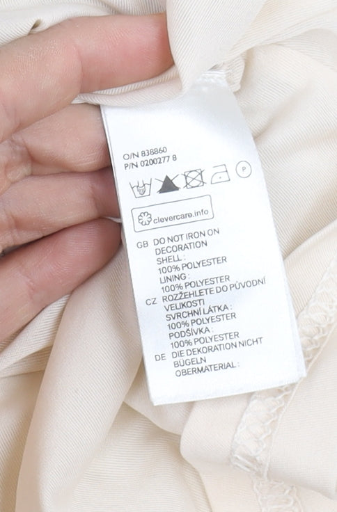 Womens UK Size 4 H&M Ivory Camisole Tank