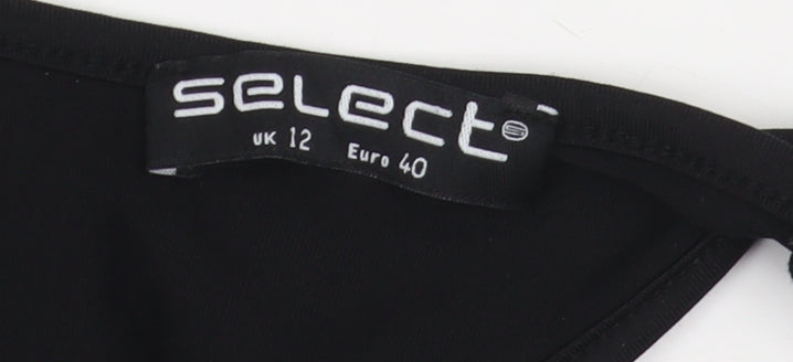 Select Women's Black Cropped Top, Size 12, Basic Style