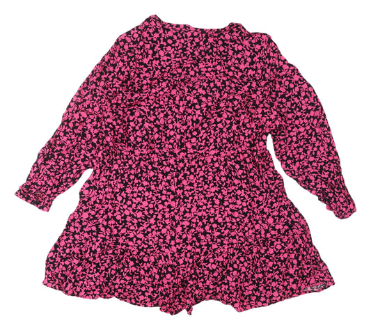 Marks & Spencer Floral Fit & Flare Dress - Size 24