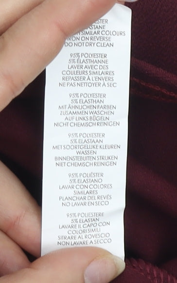 Boohoo Women's Red One Shoulder Bodycon Dress