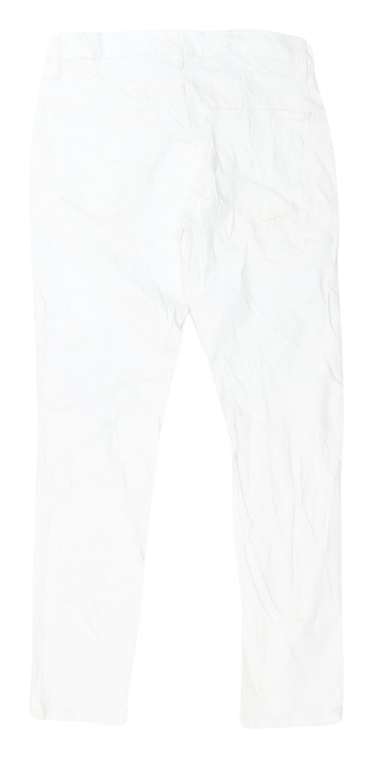 Marks and Spencer Men's White Skinny Jeans