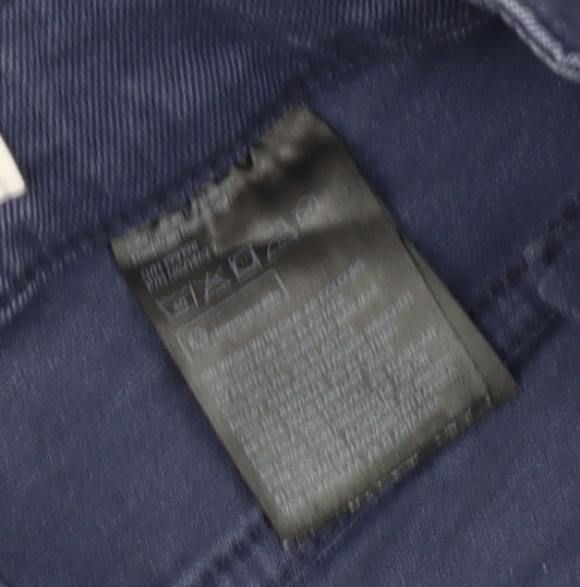 Womens UK Size 14 H&M Regular Fit Straight Blue Jeans