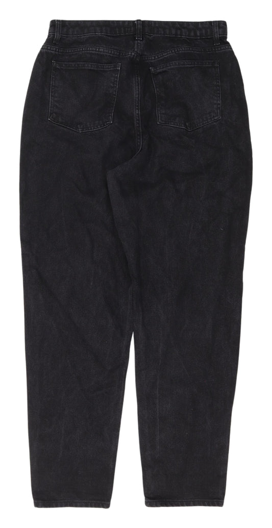 Womens UK Size 32 ASOS Design Regular Fit Straight Black Jeans