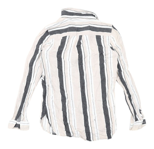 Womens UK Size 8 NEXT Multicoloured Basic Button-Up