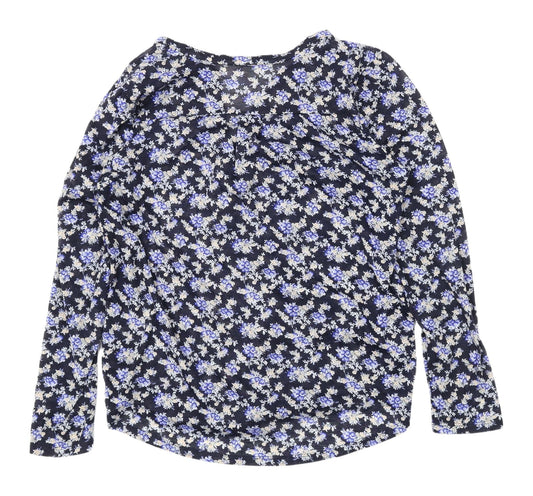 Womens UK Size 10 H&M Multicoloured Basic Blouse