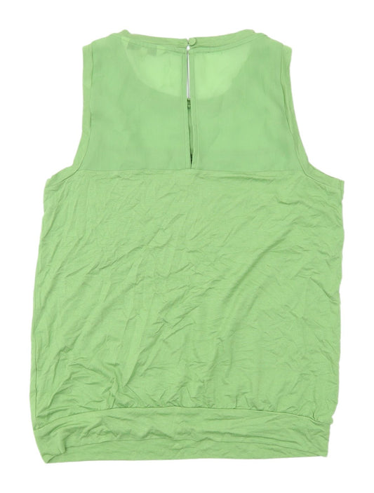 Womens UK Size 10 NEXT Green Basic Tank