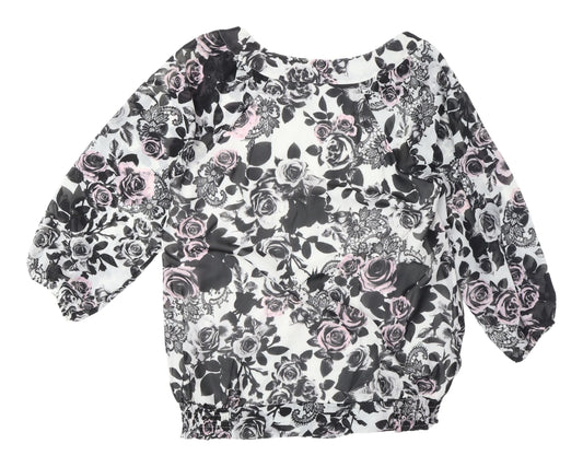 Womens UK Size 6 David Emanuel Multicoloured Blouse