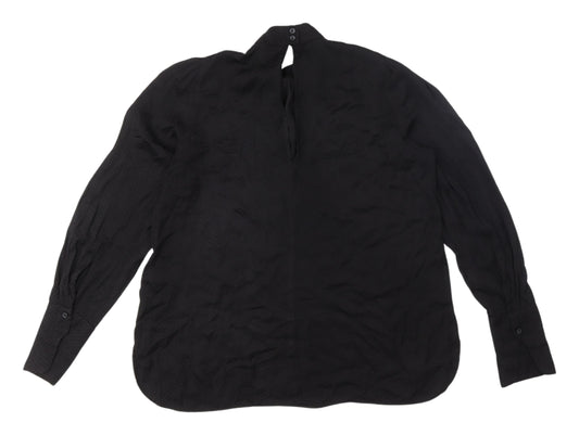 Womens UK Size 12 H&M Black Blouse