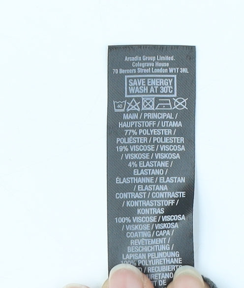 Dorothy Perkins Women's Grey Shift Dress Size 8