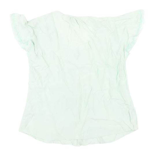Womens UK Size 8 Marks and Spencer Green Blouse