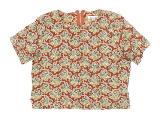 Womens UK Size XS Glamorous Multicoloured Basic Blouse