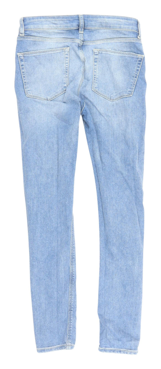 ASOS Women's Blue Skinny Jeans, Size 31, Distressed