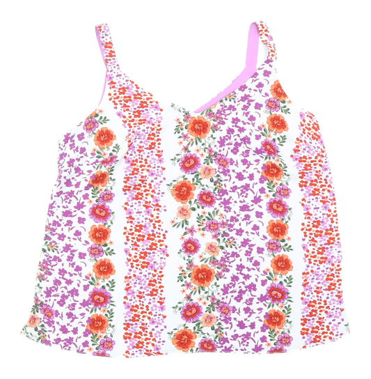 Womens UK Size 18 Bonmarché Multicoloured Camisole Tank