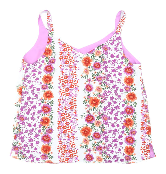 Womens UK Size 18 Bonmarché Multicoloured Camisole Tank