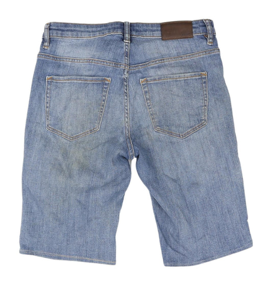 L.O.G.G. Men's Blue Denim Chino Shorts, Size 2