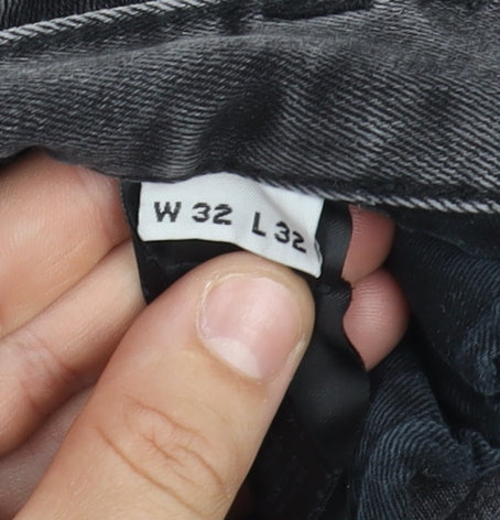 Weekday Men's Grey Skinny Jeans W32 L32 Slim Fit