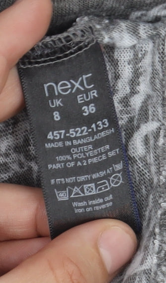 Womens UK Size 8 NEXT Grey Pullover Jumper