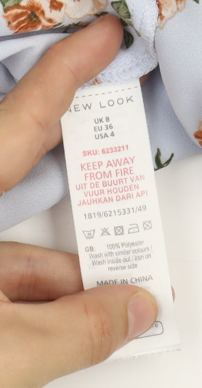 New Look Women's Floral Button-Up Shirt