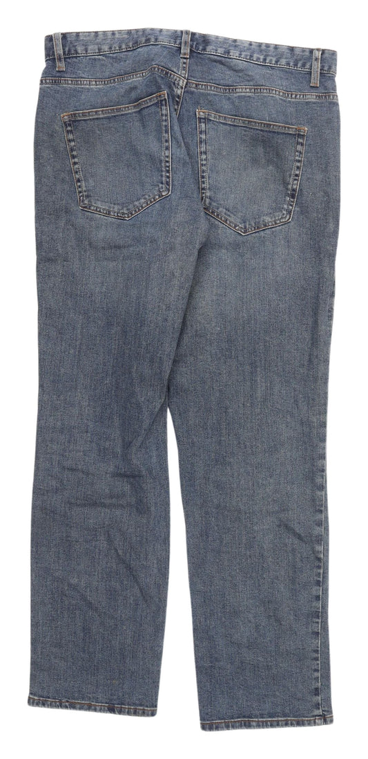 Next Men's Medium Blue Straight Leg Jeans