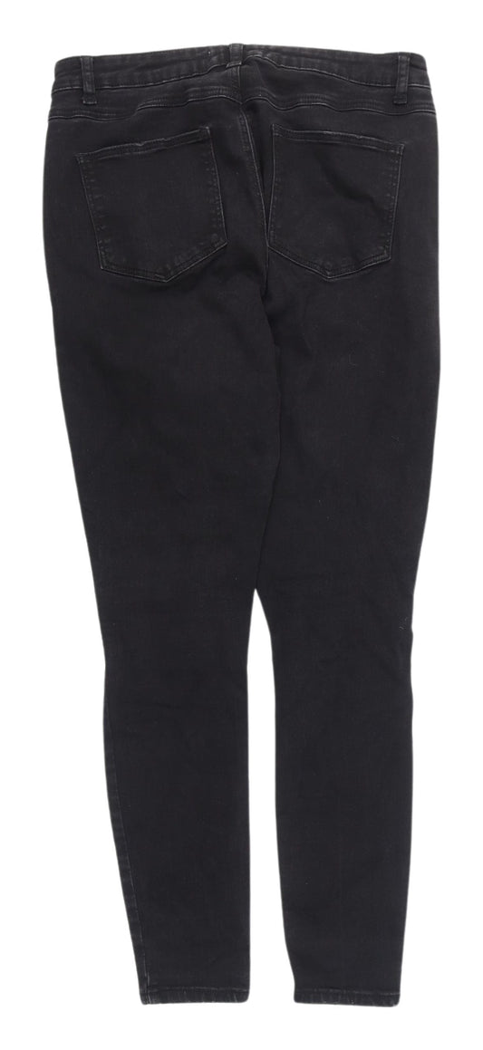 Denim Co Women's Black Skinny Jeans Size 14