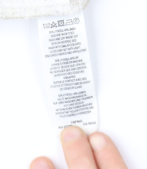 French Connection Ivory Mom Shorts - Size 8