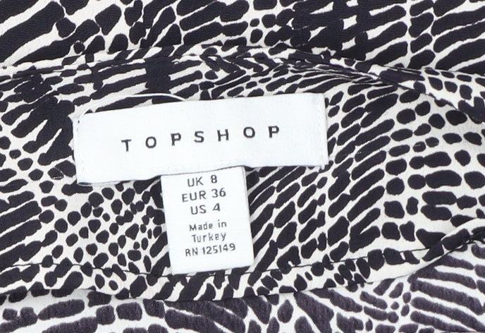 Womens UK Size UK 8 Topshop Multicoloured Camisole Tank