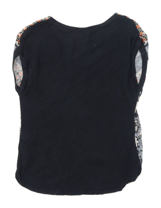 Womens UK Size 6 Warehouse Multicoloured Basic Blouse