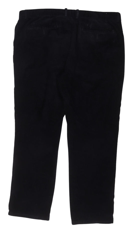 Tu Men's Black Corduroy Trousers 42 Waist
