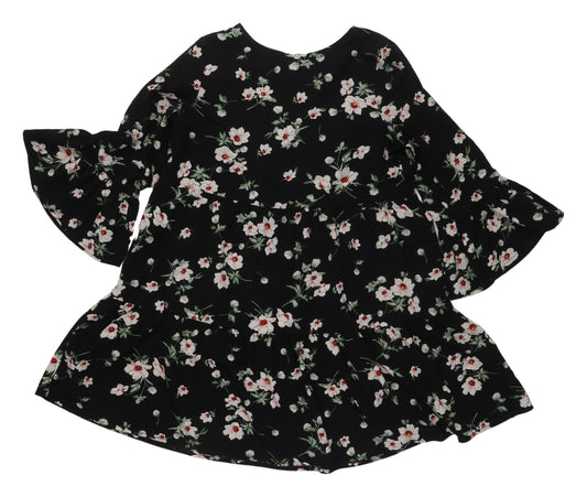 New Look Women's Black Floral Dress UK 10
