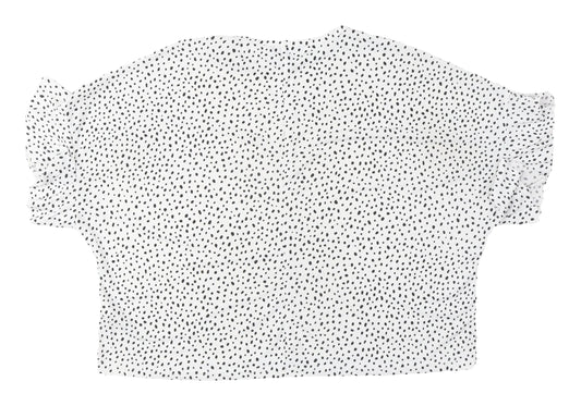 Womens UK Size 8 New Look White Basic Blouse