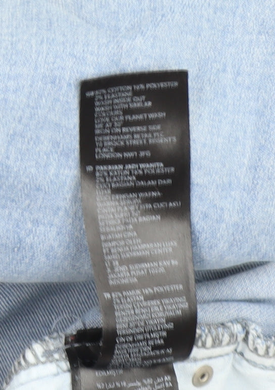 Red Herring Women's Blue Skinny Jeans Regular Fit 8