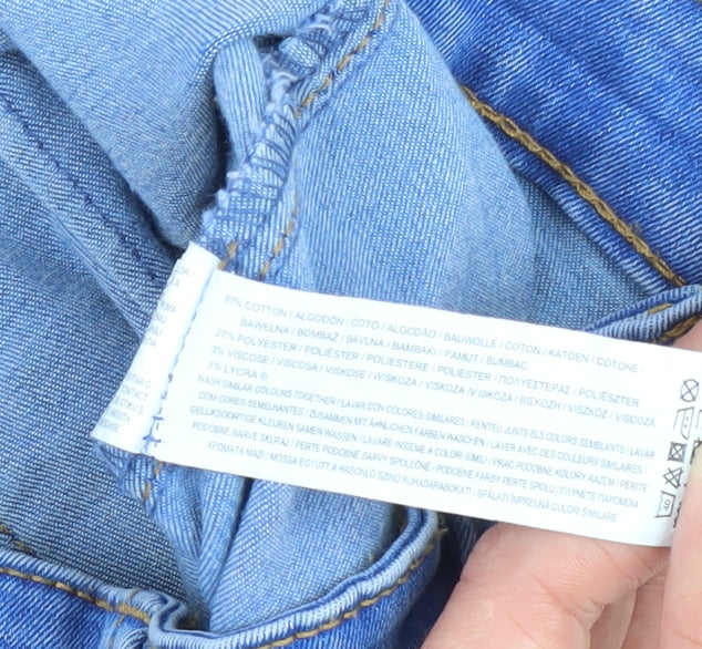 Primark Women's Blue Straight Jeans Size 6