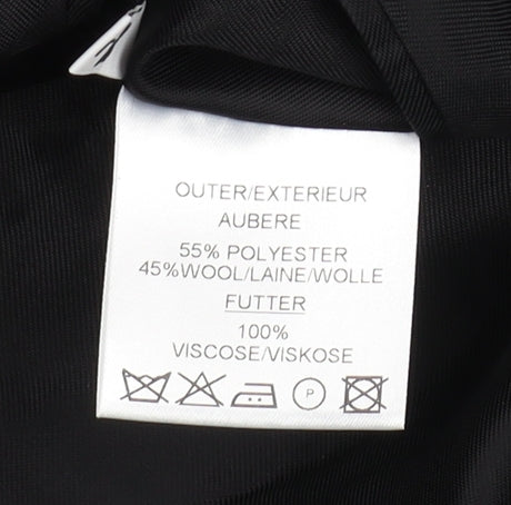 Mens UK Size L Scott & Taylor Regular Black Suit