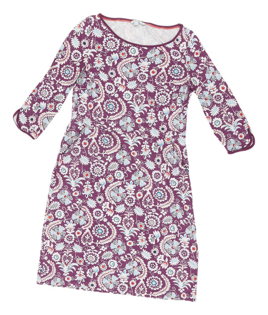 Boden Women's Multicoloured Paisley Dress Size 12