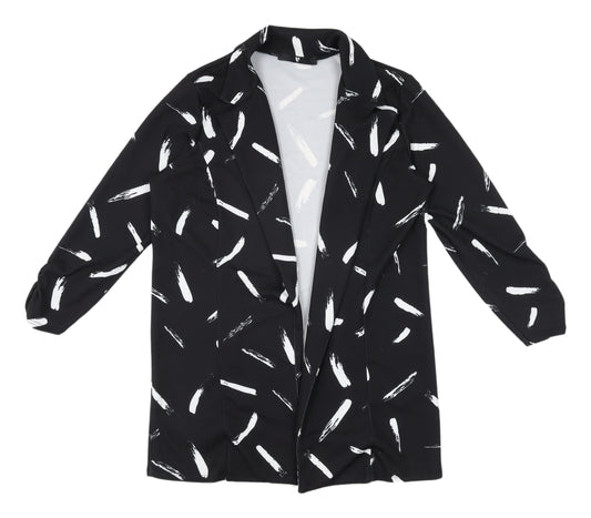 Womens UK Size 10 Very Black Basic Jacket