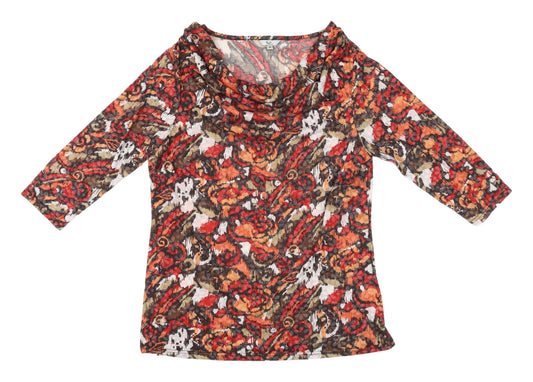 Womens UK Size M Klass Collection Multicoloured Tunic Blouse