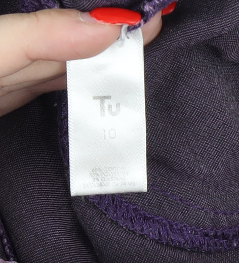 Tu Purple Women's Jeggings Size 10
