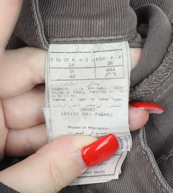Womens UK Size 6 Pimkie Skinny Brown Jeans