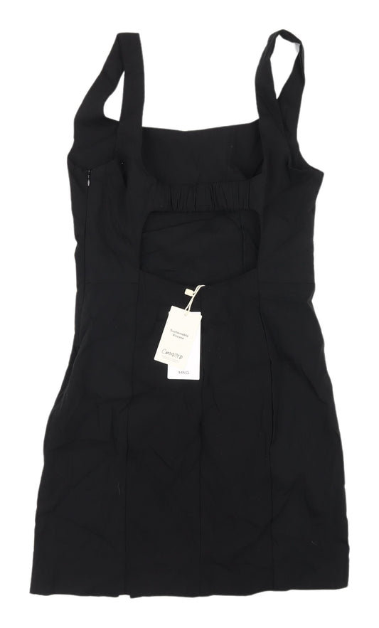 MNG Women's Black Mini Pencil Dress, Size 12, Party