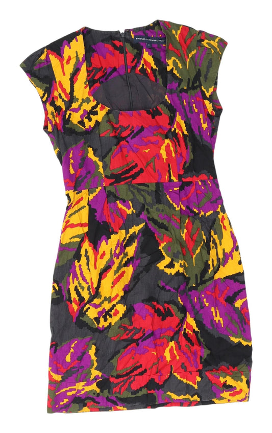 Additional front view of French Connection Women's Multicoloured Sheath Dress
