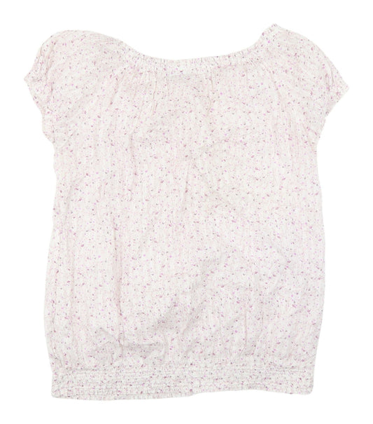 Womens UK Size 12 Yessica Multicoloured Basic Blouse
