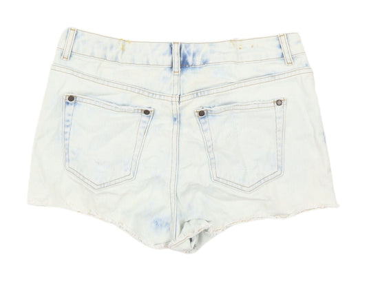 Miss Selfridge Women's Blue Denim Cut-Off Shorts, UK 10