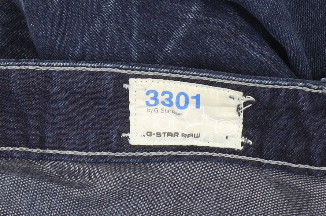 G-Star Men's Blue Tapered Jeans, Size 32