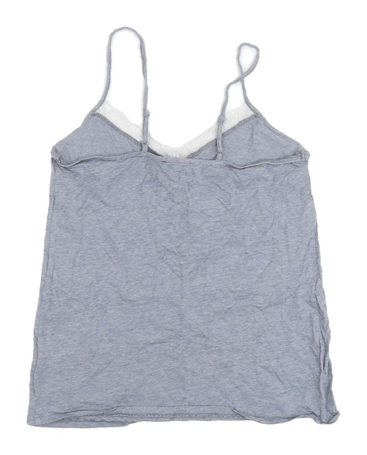 Womens UK Size 8 New Look Blue Basic Camisole
