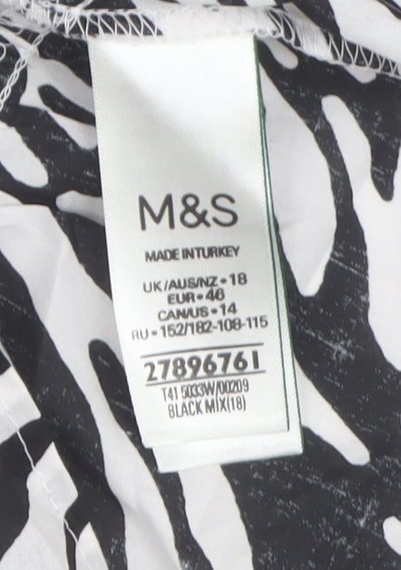 Womens UK Size 18 Marks and Spencer Multicoloured Camisole Blouse
