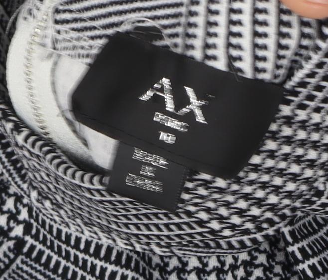 AX Women's Check Bodycon Dress - Size 12